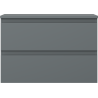 Mexen Orio Badezimmerschrank 70 cm mit Waschtischplatte, 2 Schubladen, Mattgrafit - 91A10-07047-2-BFFC66