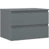Mexen Orio Badezimmerschrank 70 cm mit Waschtischplatte, 2 Schubladen, Mattgrafit - 91A10-07047-2-BFFC66