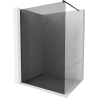 Mexen Kioto Walk-in-Duschwand 70 x 200 cm, Graphit 8 mm, Schwarz - 800-070-101-70-40