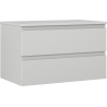 Mexen Orio Badezimmerschrank 80 cm mit Platte, 2 Schubladen, grau matt - 91A10-08047-2-BFFC62