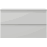 Mexen Orio Badezimmerschrank 80 cm mit Platte, 2 Schubladen, grau matt - 91A10-08047-2-BFFC62