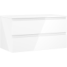 Mexen Orio Badezimmer-Unterschrank 90 cm mit Arbeitsplatte, 2 Schubladen, weiß glänzend - 91A10-09047-2-BFFC00