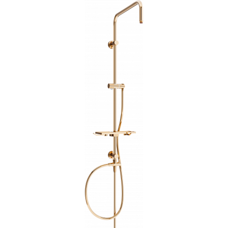 Mexen T Duschsäule, Roségold - 7939399-60