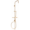 Mexen T Duschsäule, Roségold - 7939399-60