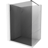 Mexen Kioto Duschwand Walk-in 110 x 200 cm, Graphit 8 mm, Schwarz - 800-110-101-70-40