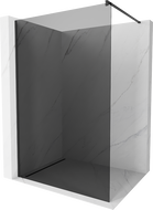 Mexen Kioto Duschwand Walk-in 110 x 200 cm, grafit 8 mm, schwarz - 800-110-101-70-40