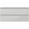 Mexen Orio Badezimmerunterschrank 100 cm mit Arbeitsplatte, 2 Schubladen, Grau matt - 91A10-10047-2-BFFC62