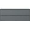 Mexen Orio Badezimmer-Unterschrank 120 cm mit Arbeitsplatte, 2 Schubladen, Graphit matt - 91A10-12047-2-BFFC66