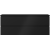 Mexen Orio Badezimmerschrank für Waschbecken 120 cm mit Arbeitsplatte, 2 Schubladen, schwarz matt - 91A10-12047-2-BFFC71