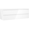 Mexen Orio Badezimmerunterschrank 140 cm mit Arbeitsplatte, 2 Schubladen, weiß glänzend - 91A10-14047-2-BFFC00