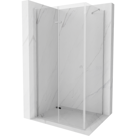 Mexen Lima faltbare Duschkabine 95 x 120 cm, transparent, Chrom - 856-095-120-01-00