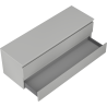 Mexen Orio Badezimmerschrank mit Waschtischplatte 140 cm, 2 Schubladen, grau matt - 91A10-14047-2-BFFC62