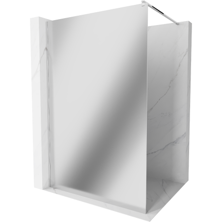 Mexen Kioto Duschwand Walk-in 110 x 200 cm, Spiegel 8 mm, Chrom - 800-110-101-01-50