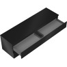 Mexen Orio Badezimmerschrank 160 cm mit Arbeitsplatte, 2 Schubladen, schwarz matt - 91A10-16047-2-BFFC71