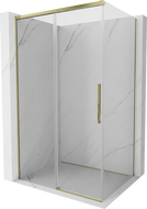 Mexen Rox Duschkabine Schiebetür 110 x 100 cm, transparent, gold - 8C2-110-100-50-00