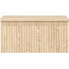 Mexen Rivel Badezimmerschrank unter dem Waschbecken 50 cm mit Arbeitsplatte, 1 Schublade, gerillt, Eiche - 91A20-05023-1-BFC81