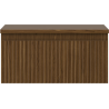 Mexen Rivel 50 cm Badezimmerunterschrank mit Arbeitsplatte, 1 Schublade, geriffelt, Nussbaum - 91A20-05023-1-BFC86