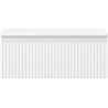 Mexen Rivel Badezimmerschrank 60 cm mit Arbeitsplatte, 1 Schublade, geriffelt, weiß matt - 91A20-06023-1-BFC01