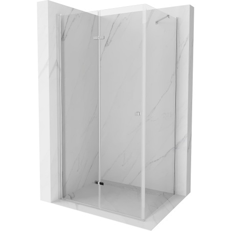 Mexen Lima faltbare Duschkabine 105 x 70 cm, transparent, Chrom - 856-105-070-01-00