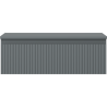 Mexen Rivel Badezimmerschrank unter Waschbecken 70 cm mit Platte, 1 Schublade, geriffelt, graphit matt - 91A20-07023-1-BFC66