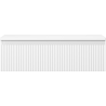 Mexen Rivel Badezimmerschrank 80 cm mit Arbeitsplatte, 1 Schublade, geriffelt, weiß matt - 91A20-08023-1-BFC01