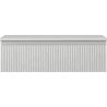 Mexen Rivel Badezimmer-Unterschrank 80 cm mit Platte, 1 Schublade, gerillt, grau matt - 91A20-08023-1-BFC62