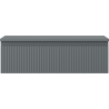 Mexen Rivel Badunterschrank 80 cm mit Arbeitsplatte, 1 Schublade, geriffelt, Graphit matt - 91A20-08023-1-BFC66