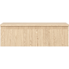 Mexen Rivel Badezimmerunterschrank 80 cm mit Arbeitsplatte, 1 Schublade, geriffelt, Eiche - 91A20-08023-1-BFC81