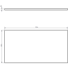 Mexen Rivel 90 cm Unterschrank mit Waschtischplatte, 1 Schublade, geriffelt, grau matt - 91A20-09023-1-BFC62
