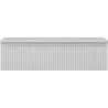 Mexen Rivel 90 cm Unterschrank mit Waschtischplatte, 1 Schublade, geriffelt, grau matt - 91A20-09023-1-BFC62