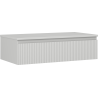 Mexen Rivel 90 cm Unterschrank mit Waschtischplatte, 1 Schublade, geriffelt, grau matt - 91A20-09023-1-BFC62