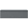 Mexen Rivel Badezimmer-Unterschrank 90 cm mit Arbeitsplatte, 1 Schublade, geriffelt, grafit matt - 91A20-09023-1-BFC66