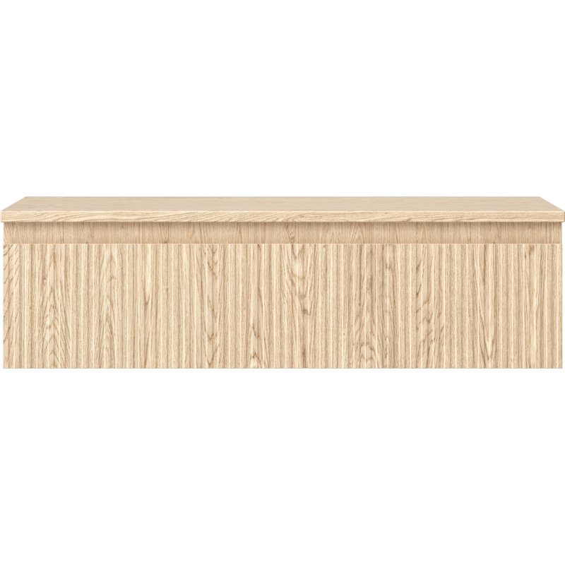 Mexen Rivel Badezimmerschrank 90 cm, gerillt, in Eiche - 91A20-09023-1-BFC81