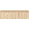 Mexen Rivel Badezimmerschrank 90 cm, gerillt, in Eiche - 91A20-09023-1-BFC81