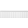 Mexen Rivel Badezimmerunterschrank 100 cm mit Platte, 1 Schublade, gerillt, weiß matt - 91A20-10023-1-BFC01