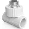 Mexen PPR geschweißtes T-Stück für PPR-Rohre 20 x 1/2 AG x 20 - W97333-2012M20-00