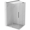 Mexen Rox L Duschkabine verschiebbar 90 x 120 cm, transparent, Gunmetal - 8C2L-090-120-95-00