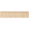Mexen Rivel Badezimmerschrank für Waschtisch 120 cm mit Platte, 1 Schublade, geriffelt, Eiche - 91A20-12023-1-BFC81