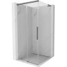 Mexen Rox L Duschkabine, verschiebbar, 120 x 120 cm, transparent, Gun Metal - 8C2L-120-120-95-00