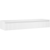 Mexen Rivel Badezimmerschrank 160 cm mit Platte, 1 Schublade, geriffelt, weiß matt - 91A20-16023-1-BFC01