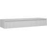 Mexen Rivel 160 cm Unterschrank mit Arbeitsplatte, 1 Schublade, geriffelt, grau matt - 91A20-16023-1-BFC62
