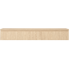 Mexen Rivel Badezimmer-Unterschrank 160 cm mit Arbeitsplatte, 1 Schublade, gerillt, Eiche - 91A20-16023-1-BFC81