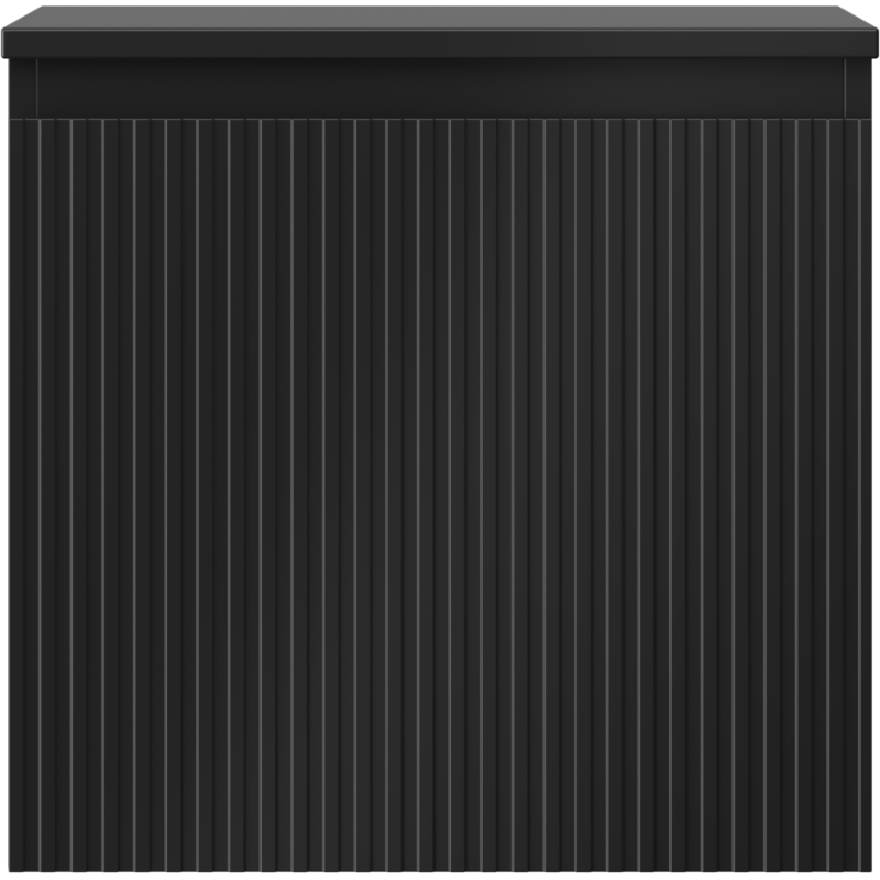 Mexen Rivel Badezimmer-Unterschrank 50 cm mit Arbeitsplatte, 1 Schublade, gerillt, schwarz matt - 91A20-05047-1-BFC71