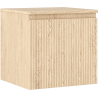 Mexen Rivel Badezimmer-Unterschrank 50 cm mit Arbeitsplatte, 1 Schublade, geriffelt, Eiche - 91A20-05047-1-BFC81