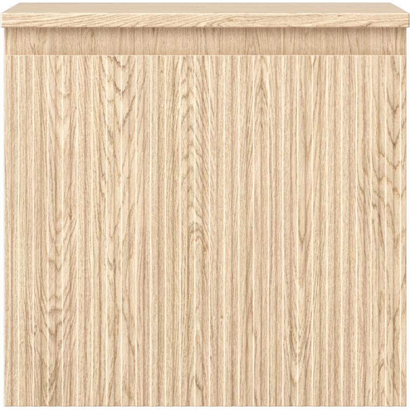 Mexen Rivel Badezimmer-Unterschrank 50 cm mit Arbeitsplatte, 1 Schublade, geriffelt, Eiche - 91A20-05047-1-BFC81