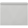 Mexen Rivel 60 cm Badezimmerunterschrank mit Arbeitsplatte, 1 Schublade, geriffelt, grau matt - 91A20-06047-1-BFC62