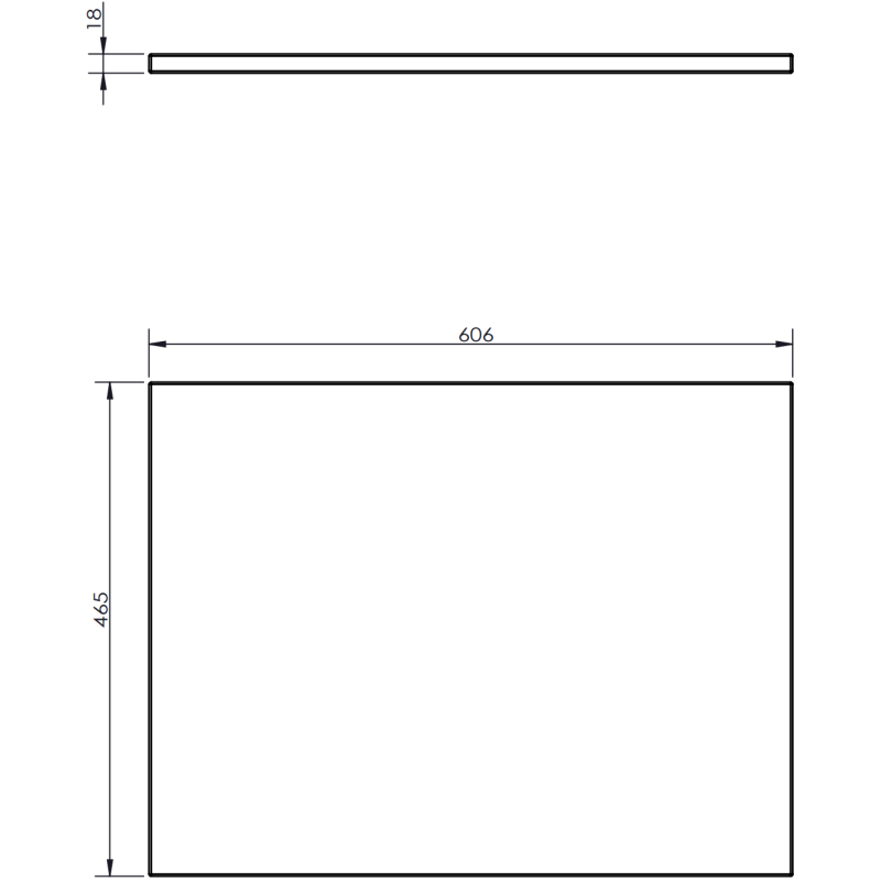 Mexen Rivel Badezimmer-Unterschrank 60 cm mit Arbeitsplatte, 1 Schublade, geriffelt, Nussbaum - 91A20-06047-1-BFC86