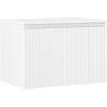 Mexen Rivel Badezimmerschrank 70 cm mit Arbeitsplatte, 1 Schublade, geriffelt, weiß matt - 91A20-07047-1-BFC01