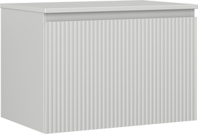 Mexen Rivel Waschtischunterschrank 70 cm mit Platte, 1 Schublade, gerillt, graumatt - 91A20-07047-1-BFC62