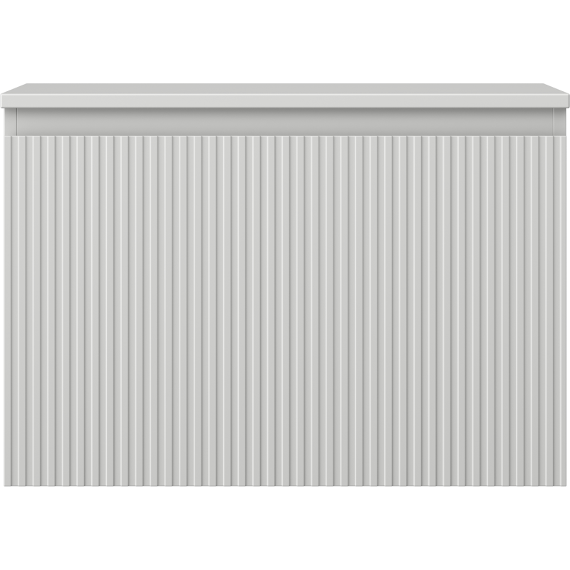 Mexen Rivel Waschtischunterschrank 70 cm mit Platte, 1 Schublade, gerillt, graumatt - 91A20-07047-1-BFC62